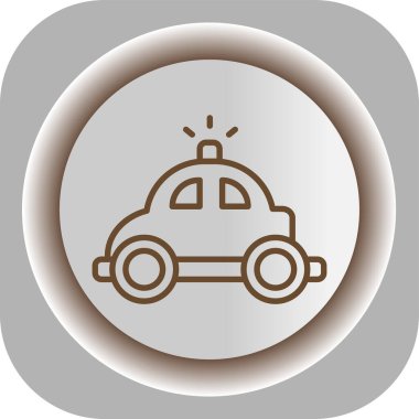 Vektör taksi simgesi illüstrasyonu