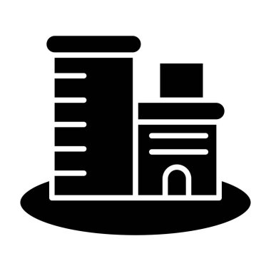 test tübü ikon vektör illüstrasyon tasarımı