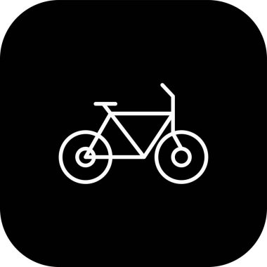 bisiklet ikonu vektör illüstrasyonu