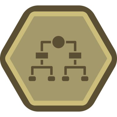 Modern bir simgenin vektör illüstrasyonu