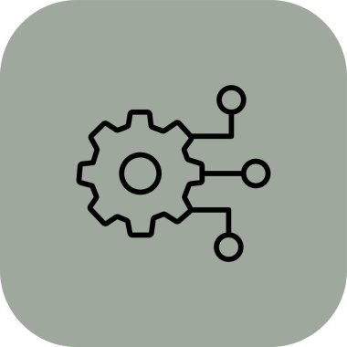 Projeniz için vektör ayarı simgesi