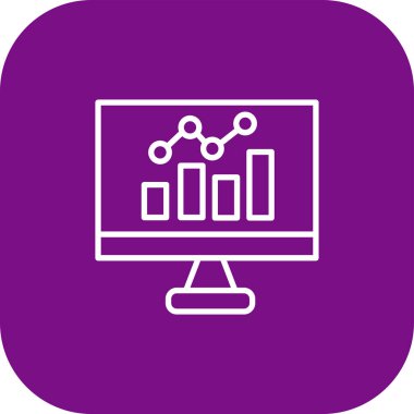 güzel analitik vektör simgesi