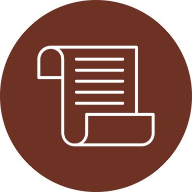 Dosya simgesinin vektör illüstrasyonu