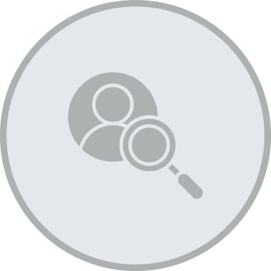 Soyut arkaplanda arama simgesi izole edildi