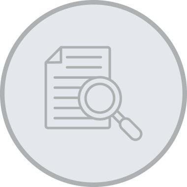 arama büyüteç simgesi ana hat biçiminde