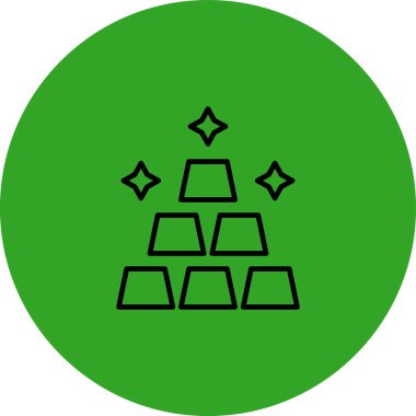 Ağaç simgesinin vektör illüstrasyonu