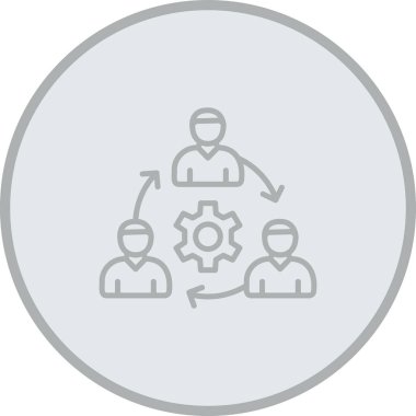 İş yönetimi satırı simgesi.