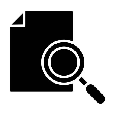 belge simgesi. Web için basit belge vektör simgesi çizimi