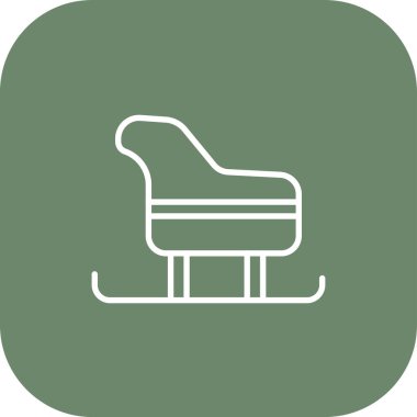 Koltuk simgesinin vektör illüstrasyonu