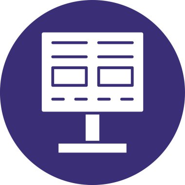 seo modern simgesinin vektör illüstrasyonu