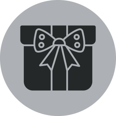 Bir hediye kutusunun vektör illüstrasyonu