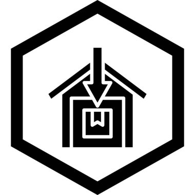 ev simgesi vektör illüstrasyonu