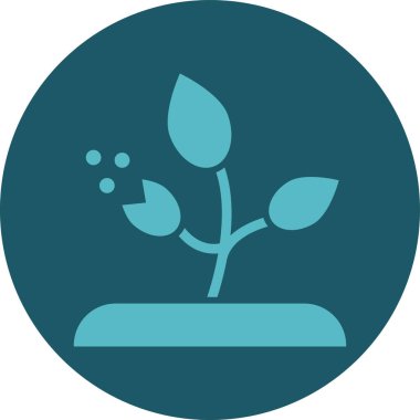 bitki simgesi vektör illüstrasyonu