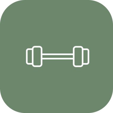 spor salonu çanı web vektör simgesi