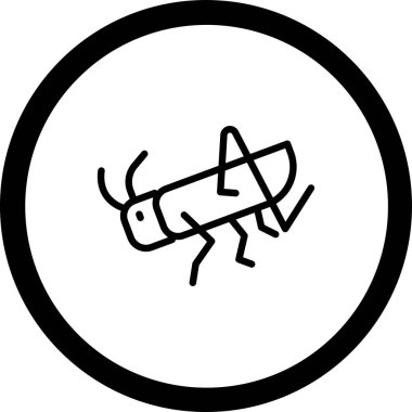 vektör böcek simgesi illüstrasyonu