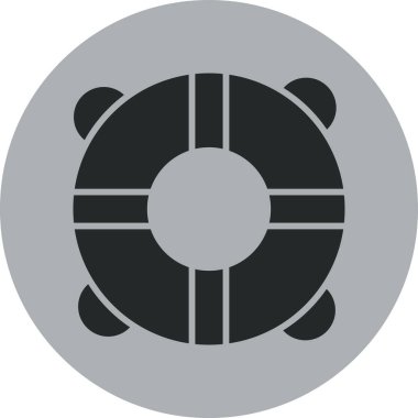 Moda tarzı izole edilmiş arka planda fan simgesi