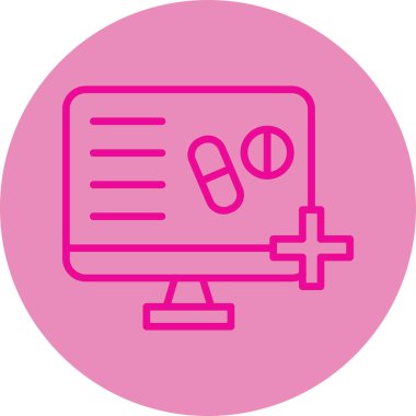 Tıbbi simgenin vektör illüstrasyonu