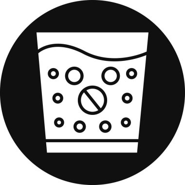 Alkol simgesinin vektör illüstrasyon tasarımı