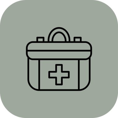 Tıbbi ve ticari kullanım için illüstrasyon simgesi...