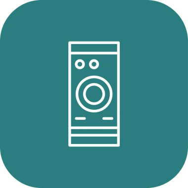 Mikrodalga fırın çizgisi simgesi. güzel web ögesi mikrodalga simgesi olarak da kullanılabilir.