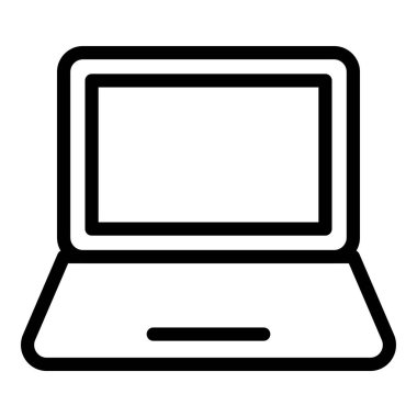 Bilgisayar simgesi. Taslak tarzı. vektör simgesi