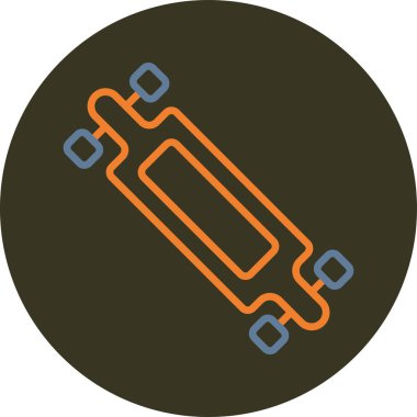 Benzersiz devre vektör simgesi