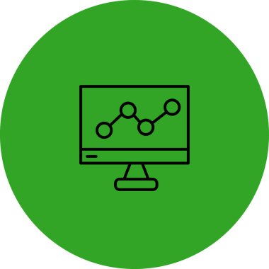 seo modern simgesinin vektör illüstrasyonu