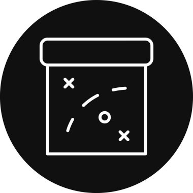 Tıbbi bir simgenin vektör illüstrasyonu