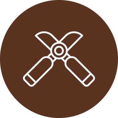 Testere simgesinin vektör illüstrasyonu