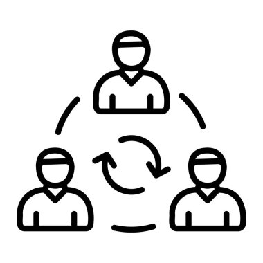 ağ paylaşım simgesi çizimi