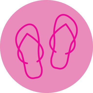 Terlikler. Web simgesi basit tasarım