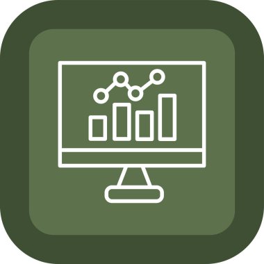 analiz simgesi, vektör illüstrasyonu