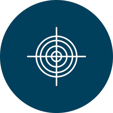 Hedef simgenin vektör illüstrasyonu