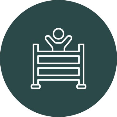 Eşsiz Yatak Vektör Satırı Simgesi