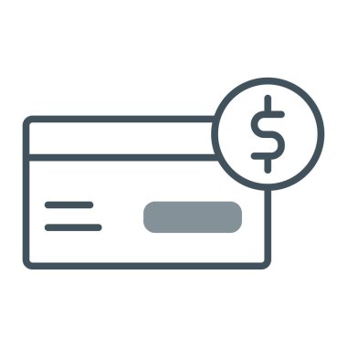 Bill vektör ince çizgi simgesi