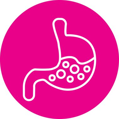 Bakteri. Web simgesi basit tasarım