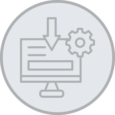 Vektör ayarı Simge illüstrasyonu