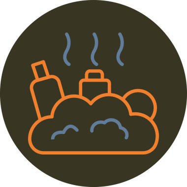 bulut simgesi, vektör illüstrasyonu