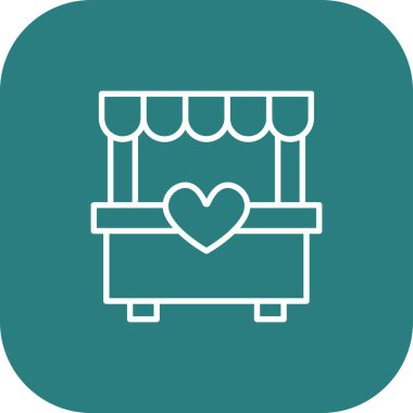 Mobilya simgesinin vektör illüstrasyonu