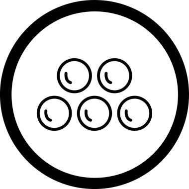 Yemek. Web simgesi basit illüstrasyon