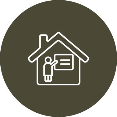 ev web simge vektör çizim