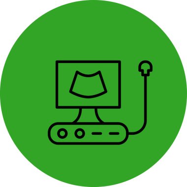 Soyut arkaplanda dizüstü bilgisayar simgesi izole edildi