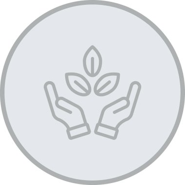 Ağaç ve yaprağın vektör simgesi,