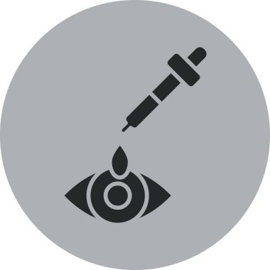 Göz simgesi vektör illüstrasyonu