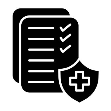 İşaretli simgesi olan pano. vektör illüstrasyonu