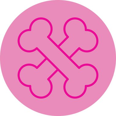 Bir çiçek simgesinin vektör illüstrasyonu