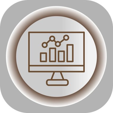 güzel analitik vektör simgesi