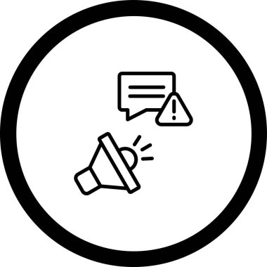 Hoparlör simgesi, vektör illüstrasyonu