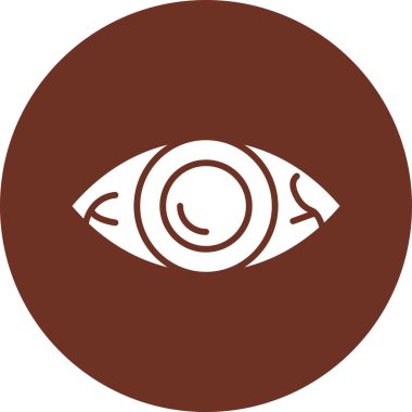 Göz simgesi vektör illüstrasyonu