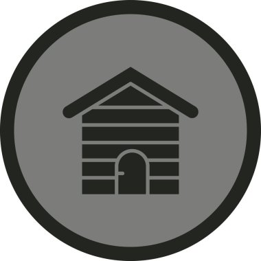 ev simgesini, basit vektör çizim